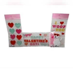 Valentine's Day Gel Clings Set